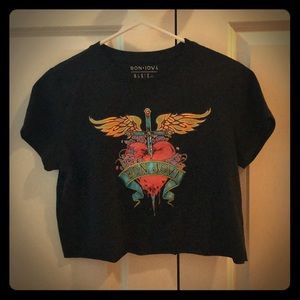 🤘🏻 Cropped BON JOVI Band Tee 🤘🏻